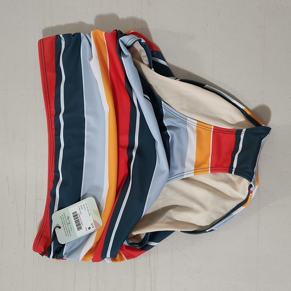 Nani Swimwear High Rise Ruched bottom Small